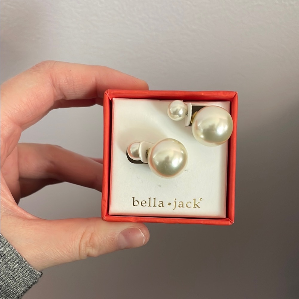 Bella Jack Double Sided Pearl Earrings